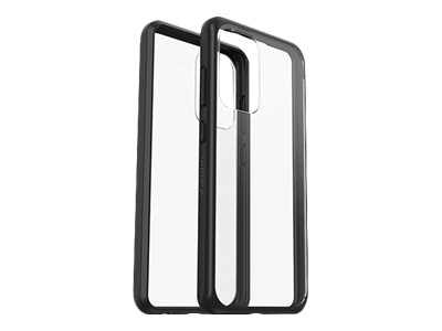 OtterBox for Samsung Galaxy A52/A52 5G/A52s 5G, Slim Drop Proof Protective Case, React, Black Crystal, Clear/Black - Non-Retail Packaging