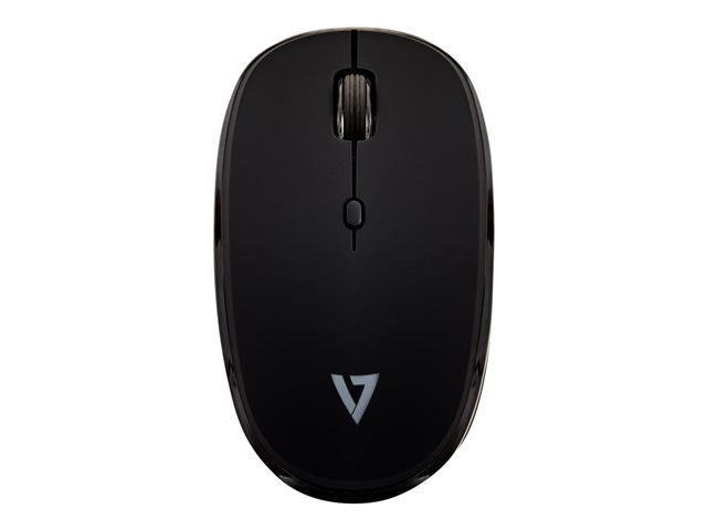 V7 - keyboard and mouse set - Slim - QWERTY - UK - black Input Device