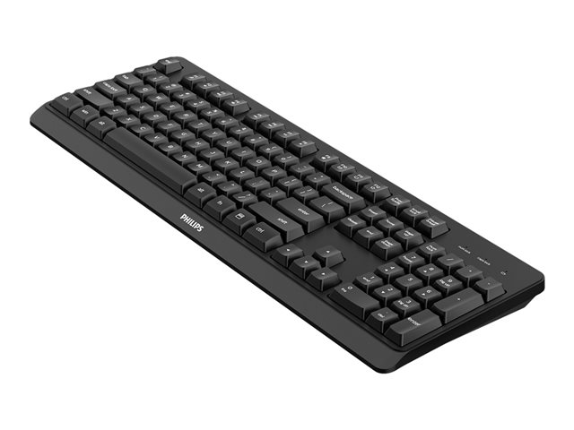Philips 3000 series SPK6307BL - keyboard - matte black Input Device