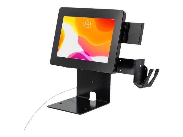 PARAGON ENCLOSURE POS STATION W/STAND SCANNER CARD READR HOLD