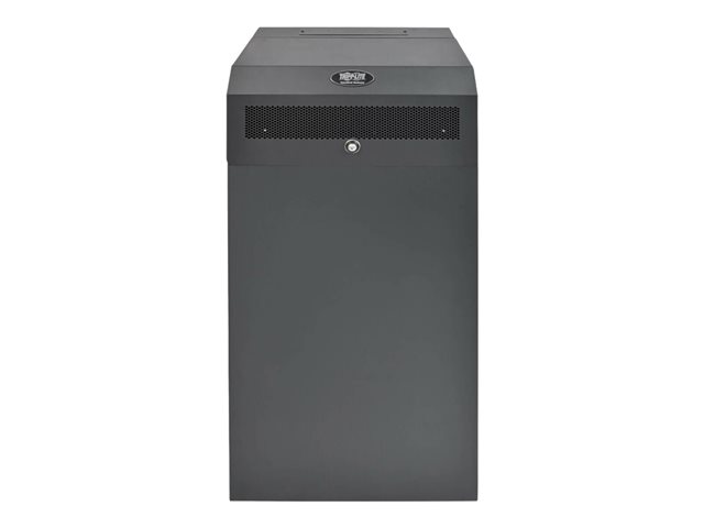 Eaton Tripp Lite Series 12U Wallmount Low Profile Vertical Rack Enclosure Server Cabinet - Rack cabinet - wall mountable - black - 12U - 19"