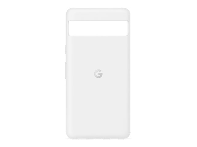 Google Pixel 7a - Back cover for mobile phone - polycarbonate backing, 100% recycled aluminium, silicone - snow - for Pixel 7a