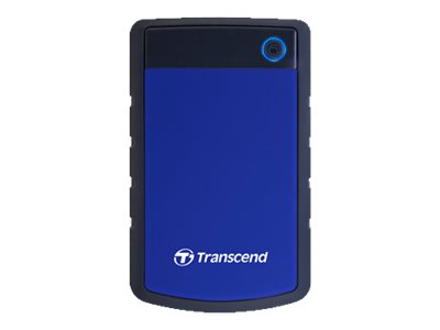 Transcend StoreJet 25H3 - Hard drive - 4 TB - external (portable) - 2.5" - USB 3.1 Gen 1 - 256-bit AES - navy blue