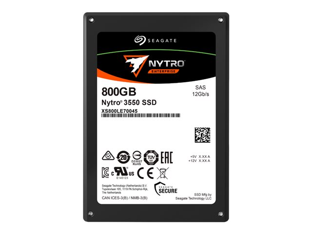 Seagate Nytro 3550 XS800LE70045 - SSD - Mixed Workloads - 800 GB - SAS 12Gb/s