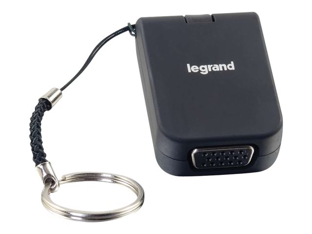 C2G USB-C to VGA Travel Adapter - external video adapter - black