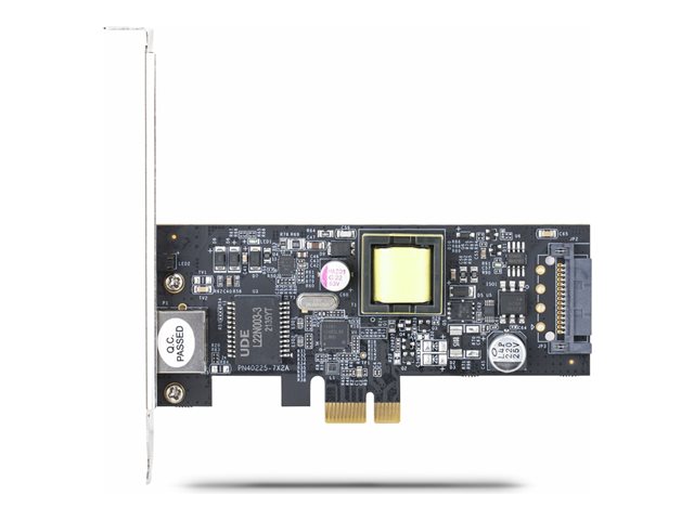 StarTech.com 1-Port 2.5Gbps NBASE-T PoE Network Card, Intel I225-V, 802.3af/at PoE+ Multi-Gigabit NIC, PCI Express Server LAN Card, SATA Powered Desktop Ethernet Interface - Supports Windows, Linux, VMware ESXI (PR12GIP-NETWORK-CARD) - network adapter - P