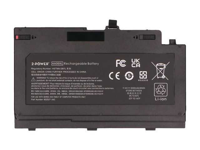 2-Power Main Battery Pack - laptop battery - 11.4 V - Li-pol - 8300 mAh - 94 Wh