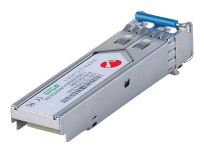 Intellinet Transceiver Module Optical, Gigabit Ethernet SFP Mini-GBIC, 1000Base-Sx (LC) Multi-Mode Port, 550m,MSA Compliant, Equivalent to Cisco GLC-SX-MM, Three Year Warranty - SFP (mini-GBIC) transceiver module - 1GbE