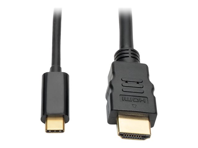 Eaton Tripp Lite Series USB C to HDMI Adapter Cable Converter UHD Ultra High Definition 4K x 2K @ 30Hz M/M USB Type C, USB-C, USB Type-C 6ft 6' - external video adapter - black