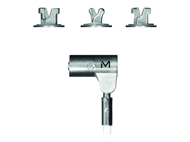 3 INTERCHANGEABLE HEADS SECURITY LOCK ROTATING HEAD