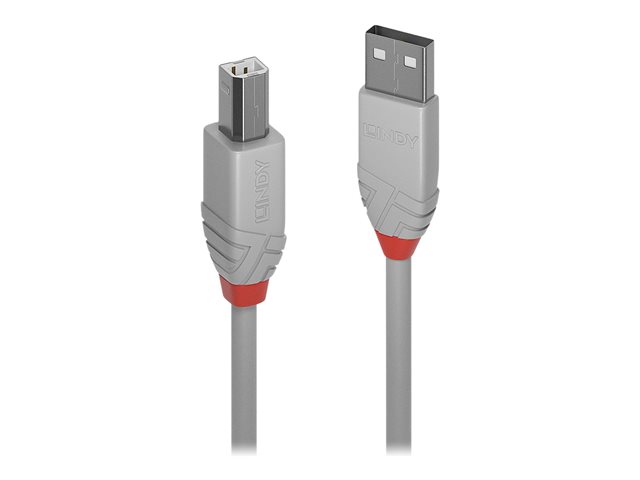 Lindy Anthra Line - USB cable - USB to USB Type B - 50 cm