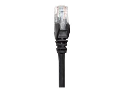 Intellinet Network Patch Cable, Cat5e, 20m, Black, CCA, U/UTP, PVC, RJ45, Gold Plated Contacts, Snagless, Booted, Lifetime Warranty, Polybag - patch cable - 20 m - black