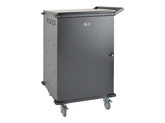 Tripp Lite 36-Device AC Charging Station Cart for Chromebooks and Laptops, BS 1363, 230V - 3 m Cord cart - for 36 notebooks - black