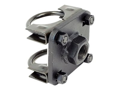 ZIRKONA WELDED POLE MOUNT WITH TUBE CLAMPS