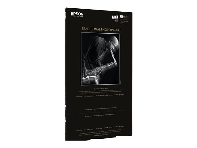 Epson Traditional Photo Paper - photo paper - 25 sheet(s) - A2 - 330 g/m²