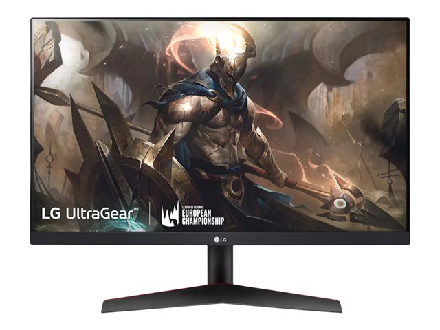 LG UltraGear 24GN60R-B - LED monitor - gaming - 24" (23.8" viewable) - 1920 x 1080 Full HD (1080p) @ 144 Hz - IPS - 350 cd/m� - 1000:1 - HDR10 - 1 ms - 2xHDMI, DisplayPort