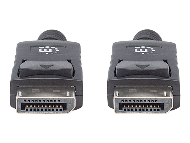 DISPLAYPORT CABLE 2M 4K/60HZ- MALE/MALE BLACK POLYBAG