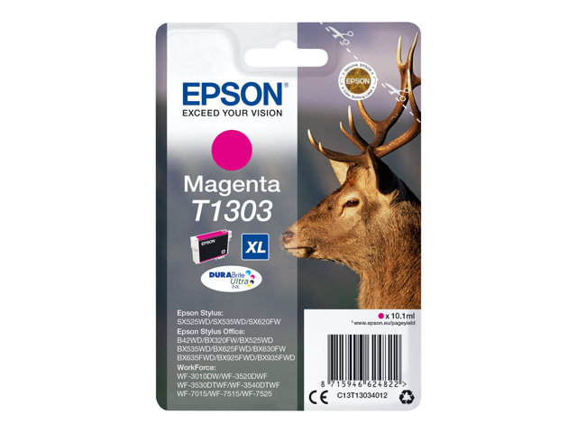 Epson T1303 - XL size - magenta - original - ink cartridge