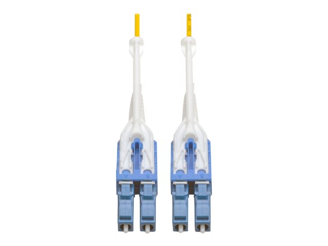Eaton Tripp Lite Series Duplex Singlemode 9/125 Fiber Patch Cable (LC/LC), Push/Pull Tabs, 2 m (6 ft.) - patch cable - 2 m - yellow