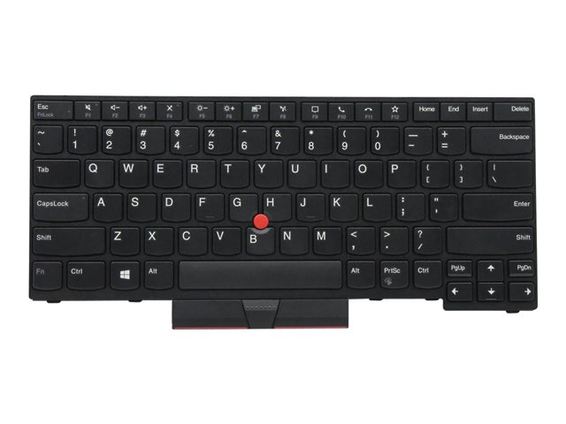 Lite-On - notebook replacement keyboard - with Trackpoint, UltraNav - QWERTY - English - black Input Device