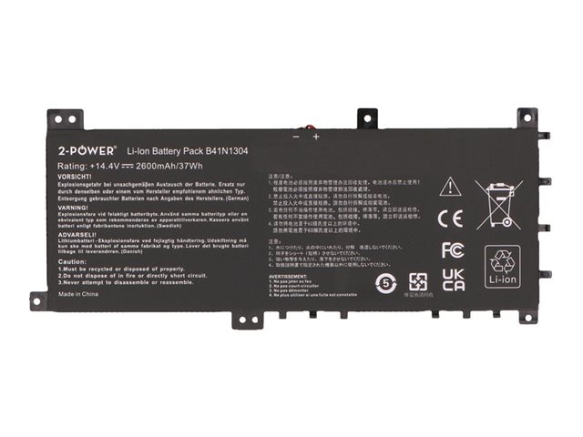 2-Power Main Battery Pack - laptop battery - 14.4 V - Li-pol - 2600 mAh - 37 Wh