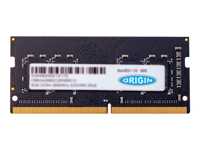 Origin Storage - DDR4 - module - 8 GB - SO-DIMM 260-pin - 2400 MHz / PC4-19200 - unbuffered