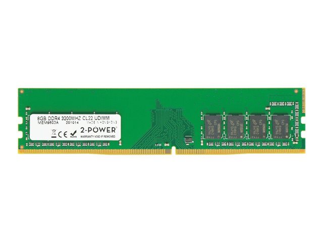 2-Power - DDR4 - module - 8 GB - DIMM 288-pin - 3200 MHz / PC4-25600