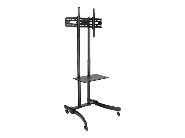 Eaton Tripp Lite Series Rolling TV/Monitor Cart - for 37" to 70" TVs and Monitors - Classic Edition cart - for flat panel / notebook / Blu-ray / webcam - black, silver