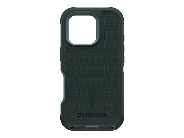 OtterBox Defender Series - Back cover for mobile phone - MagSafe compatibility - silicone - sagebrush (green)