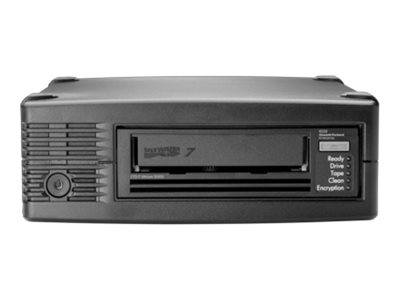 HPE StoreEver LTO-7 Ultrium 15000 - Tape drive - LTO Ultrium (6 TB / 15 TB) - Ultrium 7 - SAS-2 - external - encryption - Top Value Lite