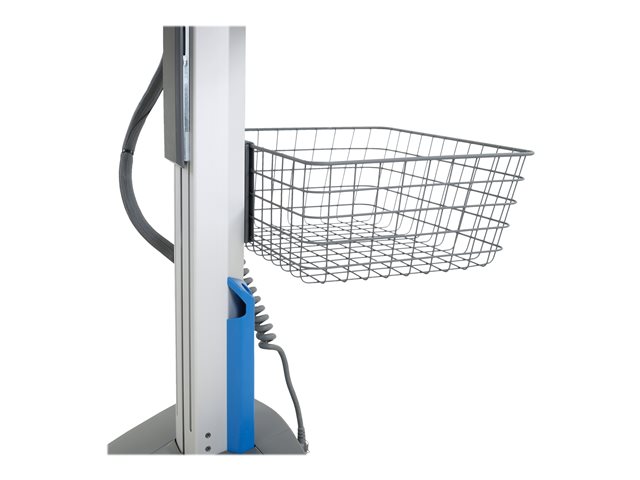 Ergotron - Mounting component (wire basket) - Large - medical - dark grey - cart mountable - for P/N: SV42-8302-2