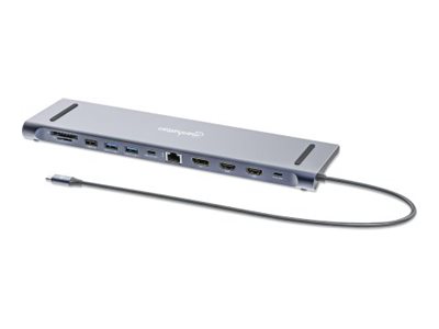 USB-C DOCK/HUB/READER 10-PORT AUD/DP/HDMI/RJ45/USB-C/USB-A