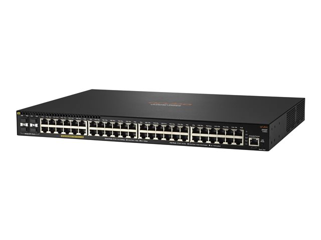 HPE Aruba 2930F 48G PoE+ 4SFP+ - switch - 48 ports - Managed - rack-mountable