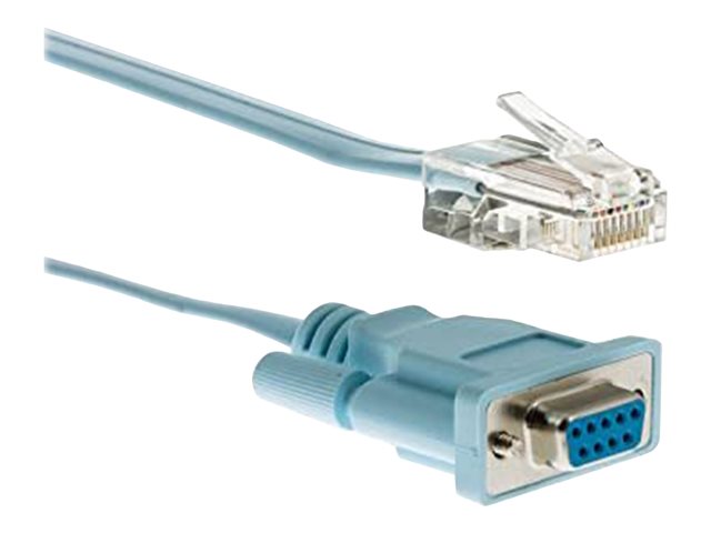 Cisco - Serial cable - RJ-45 (M) to DB-9 (F) - 1.8 m - for Cisco 28XX, 28XX 2-pair, 28XX 4-pair, 28XX V3PN, Catalyst 2960