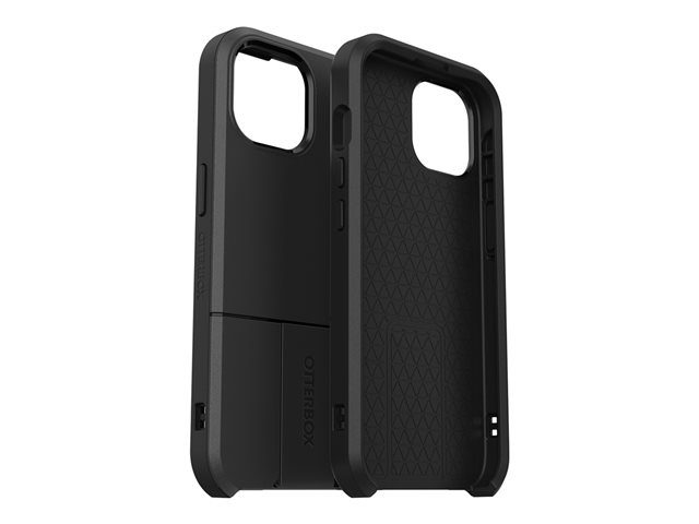 OtterBox uniVERSE Series - Back cover for mobile phone - rugged - polycarbonate, synthetic rubber - black - for Apple iPhone 15
