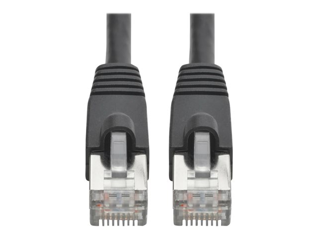 Tripp Lite Cat6a Ethernet Cable 10G-Certified Snagless Shielded STP (RJ45 M/M), PoE, Black, 4 ft - patch cable - 1.2 m - black