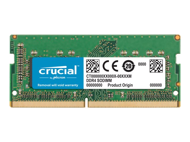 Crucial - DDR4 - module - 32 GB - SO-DIMM 260-pin - 2666 MHz / PC4-21300 - CL19 - 1.2 V - unbuffered - non-ECC - for Apple iMac (Early 2019), Mac mini (Late 2018)