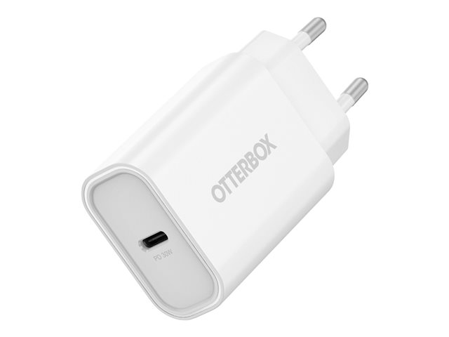 OtterBox - Power adapter - 30 Watt - PD (USB-C) - white - Europe