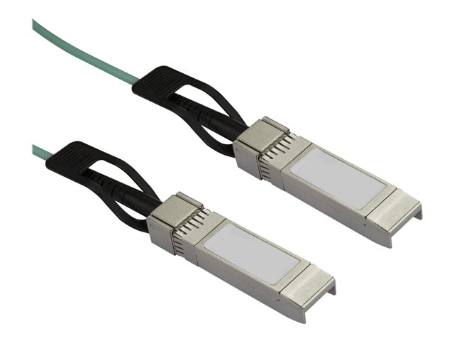 Startech Cisco SFP-10G-AOC5M Compatible 5m/16.4ft 10G SFP+ to SFP+ Active Optical Fiber, 10Gbps SFP Plus/Mini GBIC/Transceiver Module Cable, Cisco Firepower ASR1000, 10GE SFP+ Cable - Lifetime Warranty (SFP10GAOC5M) - 10GBase direct attach cable - SFP+ la