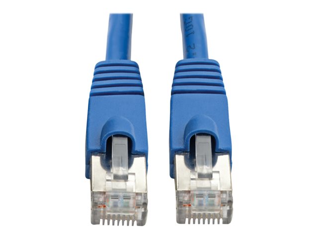 Tripp Lite Cat6a 10G-Certified Snagless Shielded STP Ethernet Cable (RJ45 M/M), PoE, Blue, 6 ft. - patch cable - 1.8 m - blue