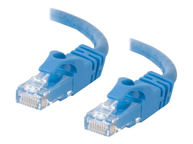 C2G Cat6 Booted Unshielded (UTP) Crossover Patch Cable - crossover cable - 3 m - blue