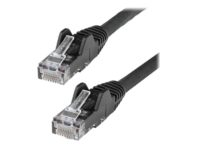 Startech 10m LSZH CAT6 Ethernet Cable, 10 Gigabit Snagless RJ45 100W PoE Network Patch Cord with Strain Relief, CAT 6 10GbE UTP, Black, Individually Tested/ETL, Low Smoke Zero Halogen - Category 6 - 24AWG - Patch cable - RJ-45 (M) to RJ-45 (M) - 10 m - 6 