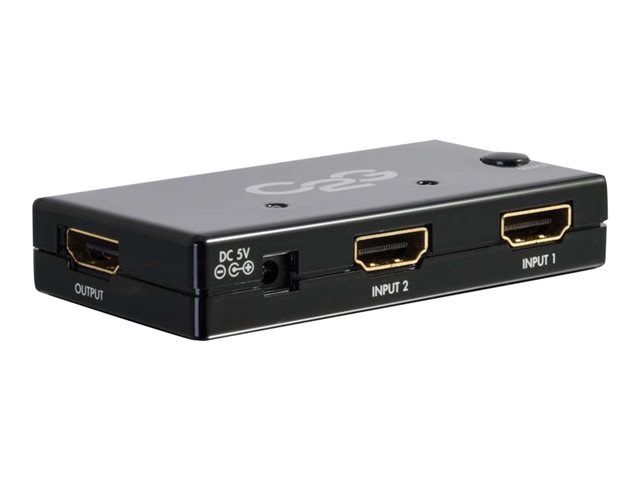 C2G 2-Port HDMI Auto Switch - video/audio switch - 2 ports