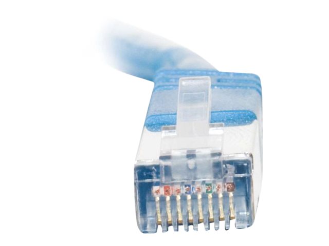 C2G Cat5e Booted Shielded (STP) Network Patch Cable - patch cable - 10 m - blue