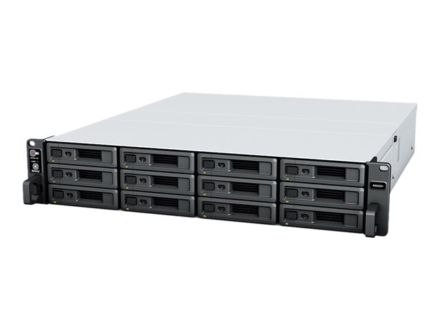 Synology RackStation RS2423+ - NAS server - 12 bays - rack-mountable - SATA 6Gb/s - RAID JBOD, 0, 1, 5, 6, 10 - RAM 8 GB - Gigabit Ethernet / 10 Gigabit Ethernet - iSCSI support - 2U