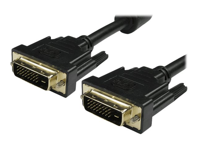 Cables Direct - DVI cable - DVI-D to DVI-D - 1 m