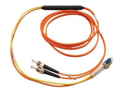 Eaton Tripp Lite Series Fiber Optic Mode Conditioning Patch Cable (ST/LC), 3M (10 ft.) - mode conditioning cable - 3 m - yellow, orange