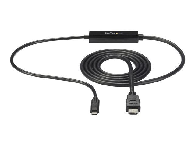 StarTech.com USB C to HDMI Adapter Cable - USB Type-C HDMI - 2m 6 ft. - 4K - external video adapter