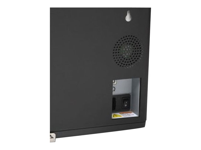 Kensington new Charge and Sync secure cabinet in Black for upto 10 universal tablets , has adjustable shelves to allow tabs in their protective cases - K37862EU