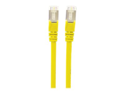 NETWORK CABLE CAT6 COPPER 2M- YELLOW S/FTP SNAGLESS/BOOTED